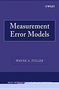 Measurement Error Models (Paperback)
