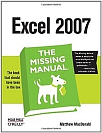Excel 2007: The Missing Manual (Paperback)