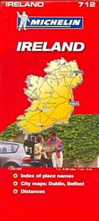 Michelin Ireland/Irlande (Map, FOL, Multilingual)