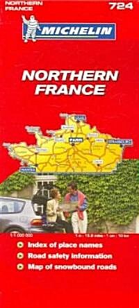Michelin Northern France (Map, FOL, Multilingual)