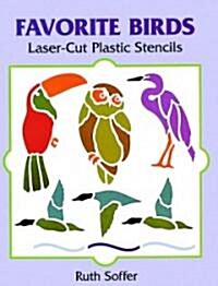 Favorite Birds Laser-Cut Plastic Stencils (Paperback)