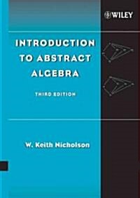 [중고] Introduction to Abstract Algebra (Hardcover, 3rd)