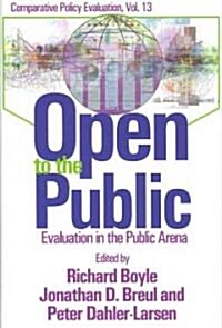 Open to the Public : Evaluation in the Public Sector (Hardcover)