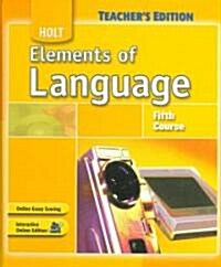 Elements of Language (Hardcover, Teachers Guide)
