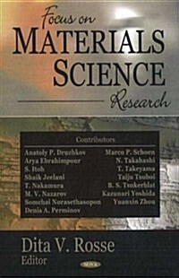 Focus on Materials Science Research (Hardcover)