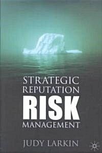[중고] Strategic Reputation Risk Management (Hardcover)