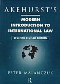 [중고] Akehurst‘s Modern Introduction to International Law (Paperback, 7 New edition)