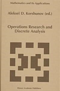 Operations Research and Discrete Analysis (Hardcover)