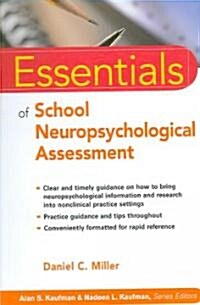 Essentials of School Neuropsychology Assessment (Paperback, 1st)