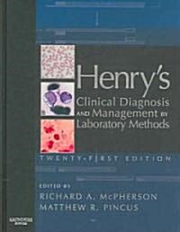 [중고] Henry‘s Clinical Diagnosis And Management by Laboratory Methods (Hardcover, 21th)