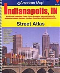 American Map Indianapolis, Indiana Street Atlas (Paperback, Spiral)