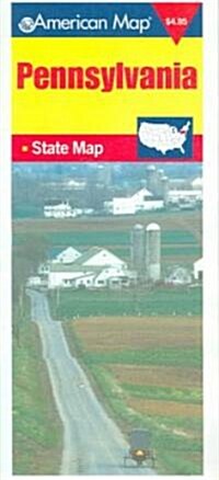 American Map Pennsylvania State Map (Map, FOL)