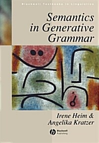Semantics in Generative Grammar (Paperback)