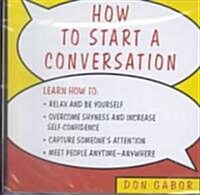 How to Start a Conversation (Audio CD, Reissue)