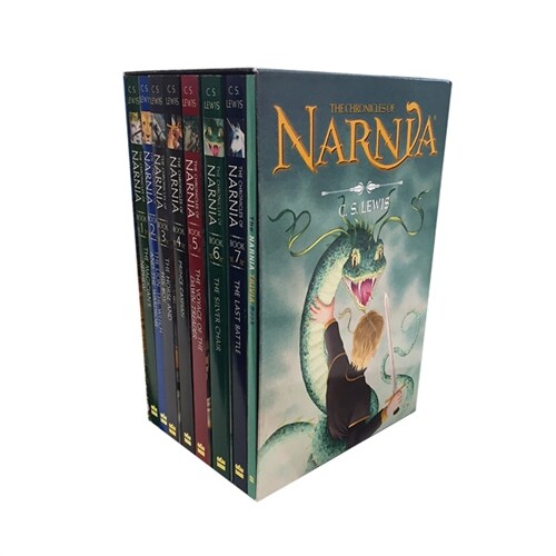 [중고] The Chronicles of Narnia 8 Book Box Set (1~7 + Trivia book) (Paperback 8권)