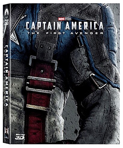 [중고] [3D 블루레이] 캡틴 아메리카: 퍼스트 어벤져 - 풀슬립 A2 스틸북 한정판 (2Disc: 3D+2D)