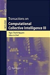 Transactions on Computational Collective Intelligence III (Paperback)