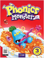 Phonics Monster 3 : Student Book (Phonics Readers + Board Game + App QR, 2nd Edition)