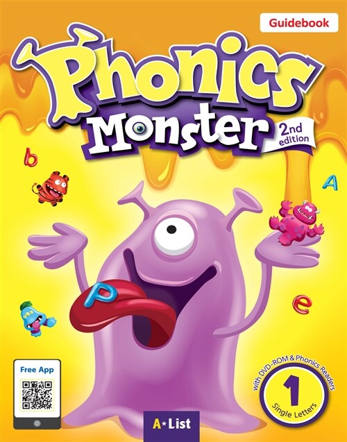 Phonics Monster 1 : Teachers Guidebook (DVD-ROM + Teachers Resource CD + Phonics Readers, 2nd Edition)