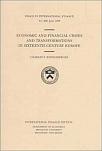 Economic and Financial Crises and Transformations in Sixteenth-Century Europe (Pamphlet)