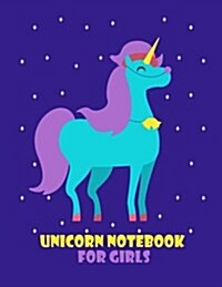 Unicorn Journal for Girls: Lined Big 8.5 X 11 Journal Notebook for Writing, Doodling and Notes (Paperback)