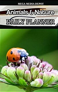 Animals & Nature Daily Planner Book (Paperback)