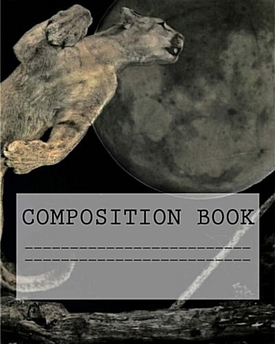 Composition Book: Cougar (Paperback)