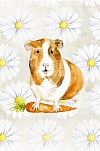 Colorful Guinea Pig Watercolor Art Journal: 150 Page Lined Notebook/Diary (Paperback)