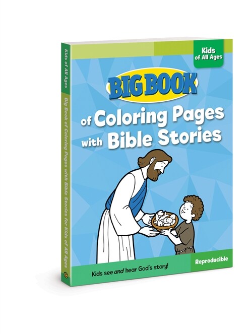 Bbo Coloring Pages W/Bible Sto (Paperback)
