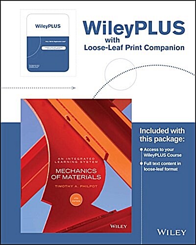 Mechanics of Materials Wileyplus Registration Card + Print Companion (Pass Code, Loose Leaf, 4th)