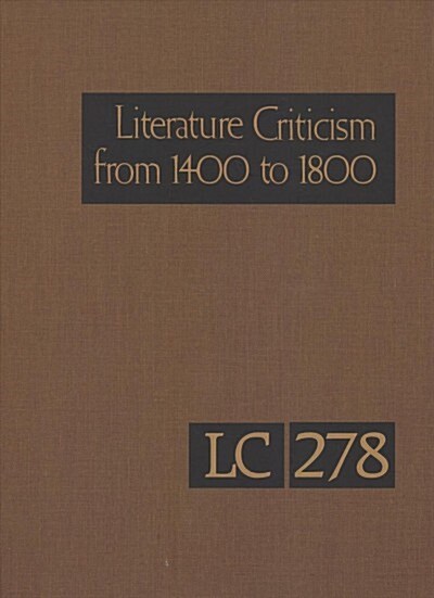 Literature Criticism from 1400 to 1800 (Hardcover)