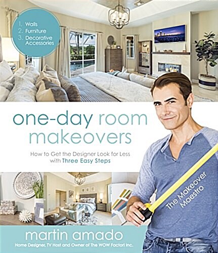 One-Day Room Makeovers: How to Get the Designer Look for Less with Three Easy Steps (Paperback)