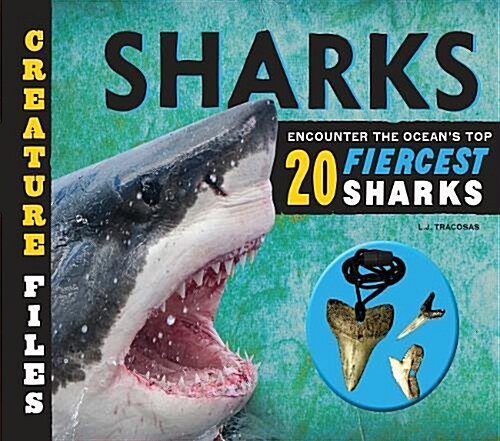 Creature Files: Sharks: Encounter the Oceans Top 20 Fiercest Sharks (Hardcover)