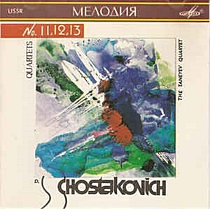 [중고] Taneyev Quartet - 쇼스타코비치: 현악 사중주 11-13번 (Shostakovich: String Quartet No.11-13)