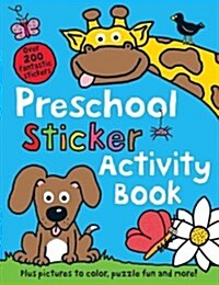 Preschool Color & Activity Book: With Pictures to Color, Puzzle Fun, and More! (Paperback)