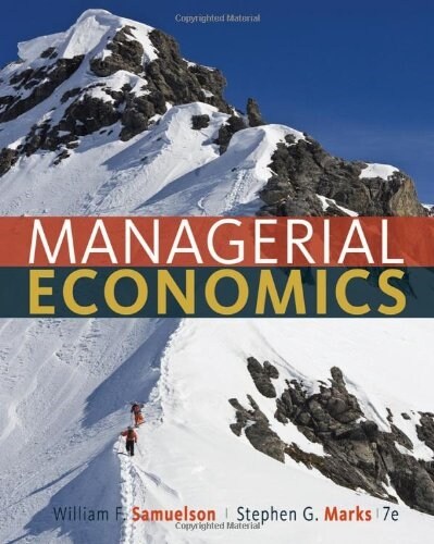 [중고] Managerial Economics (Hardcover, 7)