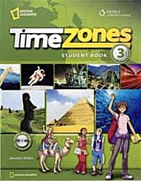 Time Zones 3 with Multirom: Explore, Discover, Learn (Paperback)