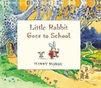 Little rabbit goes to school