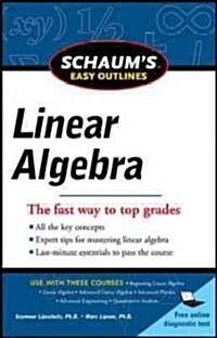 Schaums Easy Outlines Linear Algebra (Paperback)