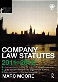 Company Law Statutes 2011-2012 (Paperback)