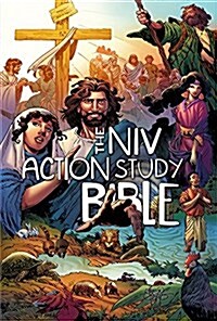 [중고] The NIV Action Study Bible (Hardcover)