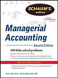 Schaums Outline of Managerial Accounting (Paperback, 2)