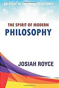 The Spirit of Modern Philosophy (Paperback)
