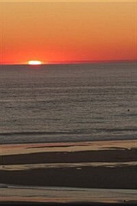 Notebook Sunset Over the Beach and the Ocean (Paperback)