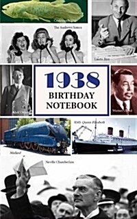 1938 Birthday Notebook: A Great Alternative to a Card (Paperback)