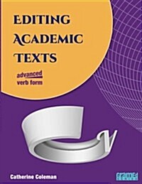 Editing Academic Texts: Verb Form (Paperback)