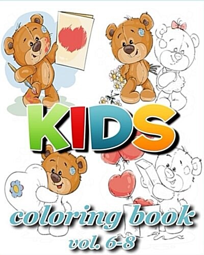 Kids Coloring Books: Coloring Books Vol. 6-8: Stress Relieving Coloring Book (Paperback)