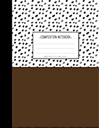 Marble and Brown Background - Graph Paper Notebook: Notebook for School, Composition Notebook,8.15 X 11 Inch,110 Page (Paperback)