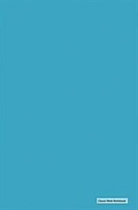 Classic Mole Notebook - Sky Blue (Lined Journal): 5.25 x 8, Blank, Lined journal, Durable Cover 110 Pages To Write In, (Classic Notebook) (Paperback)