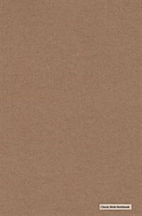 Classic Mole Notebook - Faux Kraft Cover (Lined Journal): 5.25 x 8, Blank, Lined journal, Durable Cover 110 Pages To Write In, (Classic Notebook) (Paperback)